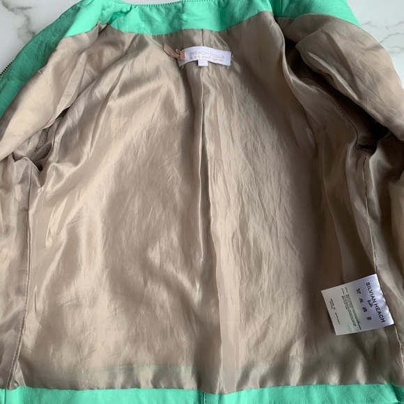 HEACH DOLLS GIRLS CROPPED FAUX LEATHER MOTO JACKET - Picture 5 of 8